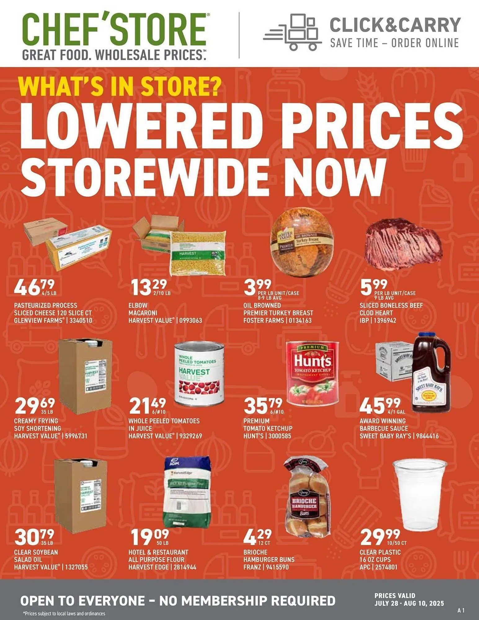 Weekly ad US Foods Chef's Store Weekly Ad from July 28 to August 10 2025 - Page 1