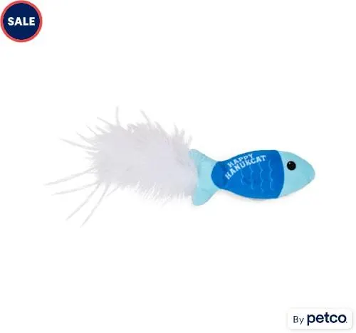 Merry Makings Hanukkah Fish Cat Toy
