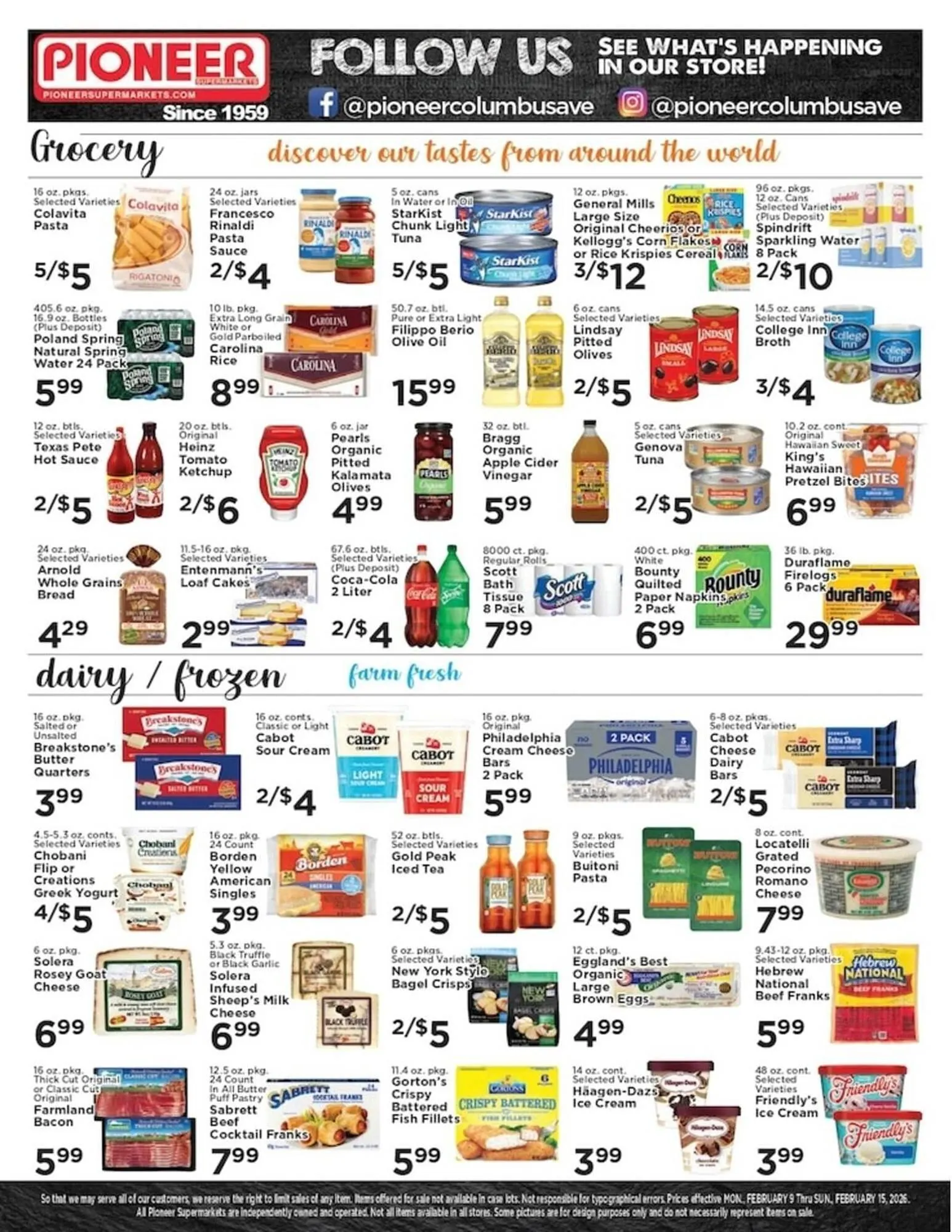 Weekly ad Pioneer Supermarkets weekly ad from February 9 to February 15 2026 - Page 2
