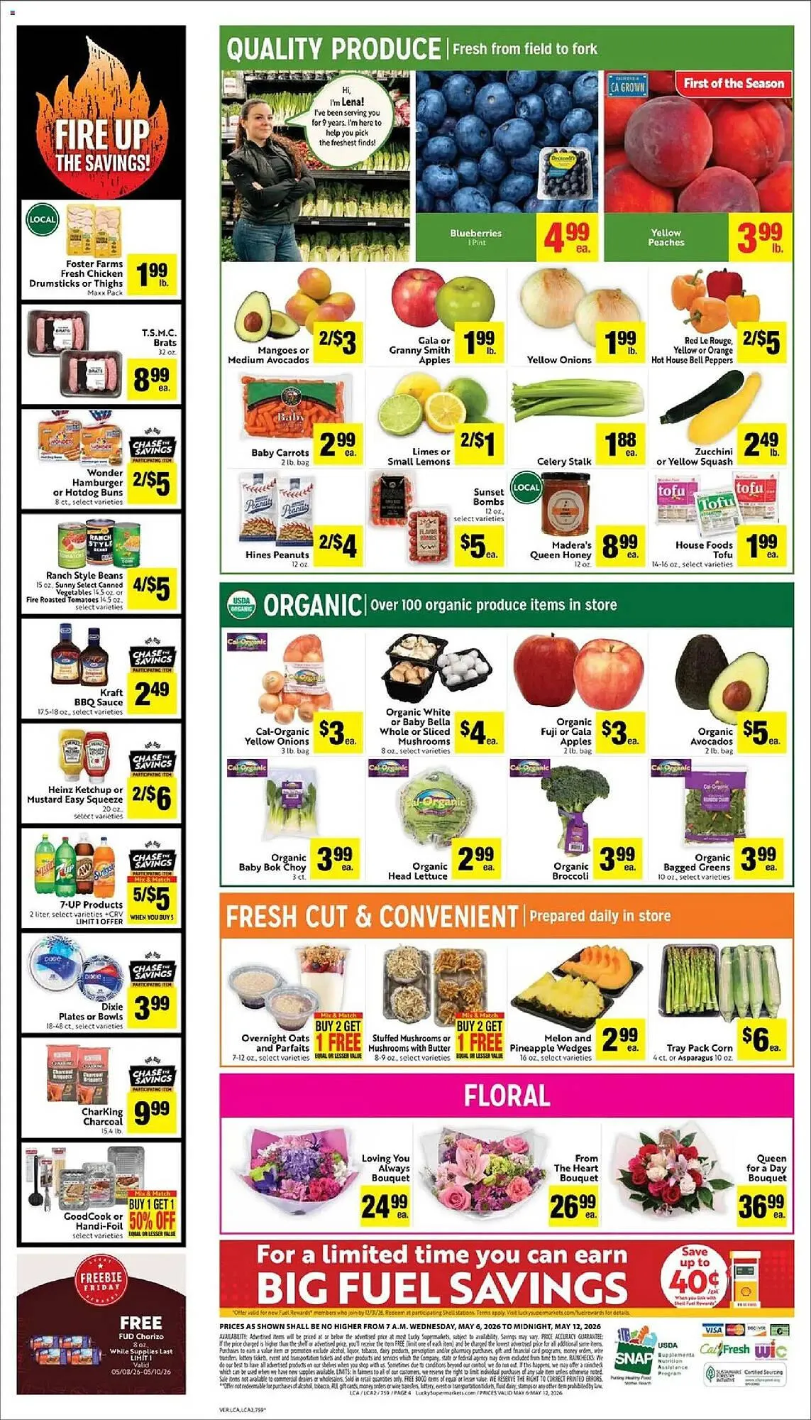 Weekly promotion Lucky Supermarkets weekly ad spanning from May 6 to May 13 2026 - Page 7 for Catalogue 365