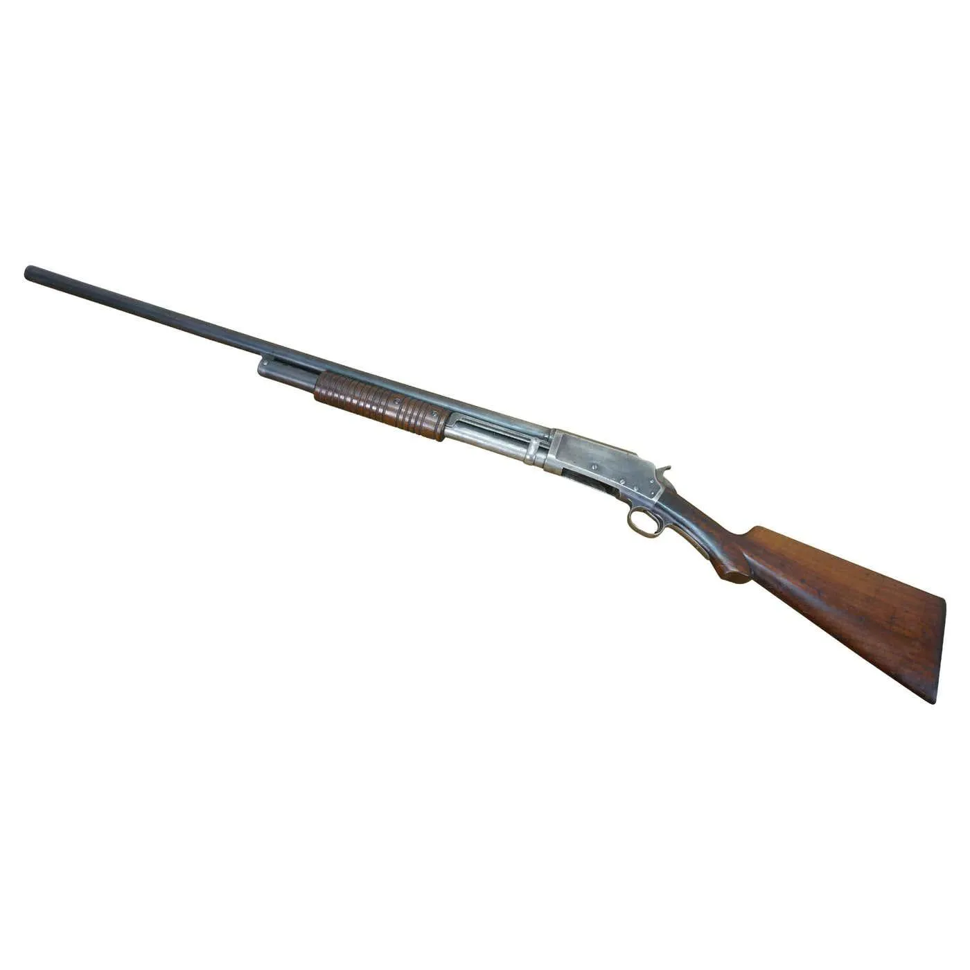 Antique 1898 Marlin Single Barrel Pump Action 12 Gauge Shotgun Gun