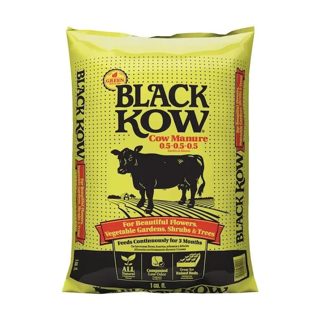 Black Kow Premium 1 Cubic foot Organic Manure Provides organic nutrients