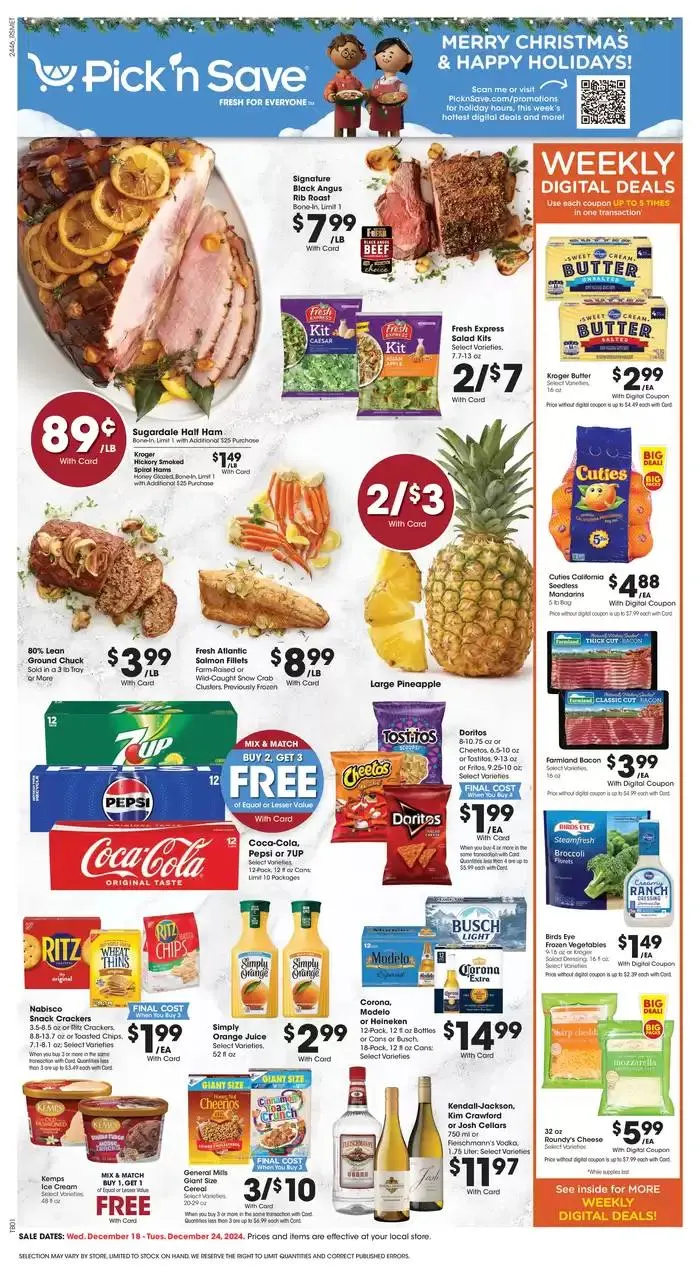Weekly ad Weekly Ad from December 18 to December 24 2024 - Page 1
