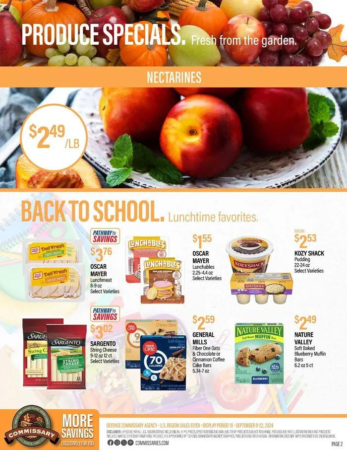 Weekly ad Flyer Commissary from September 9 to September 22 2024 - Page 2