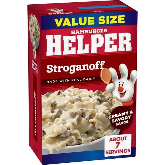 Hamburger Helper Pasta Stroganoff, 10.2 oz Value Size Box