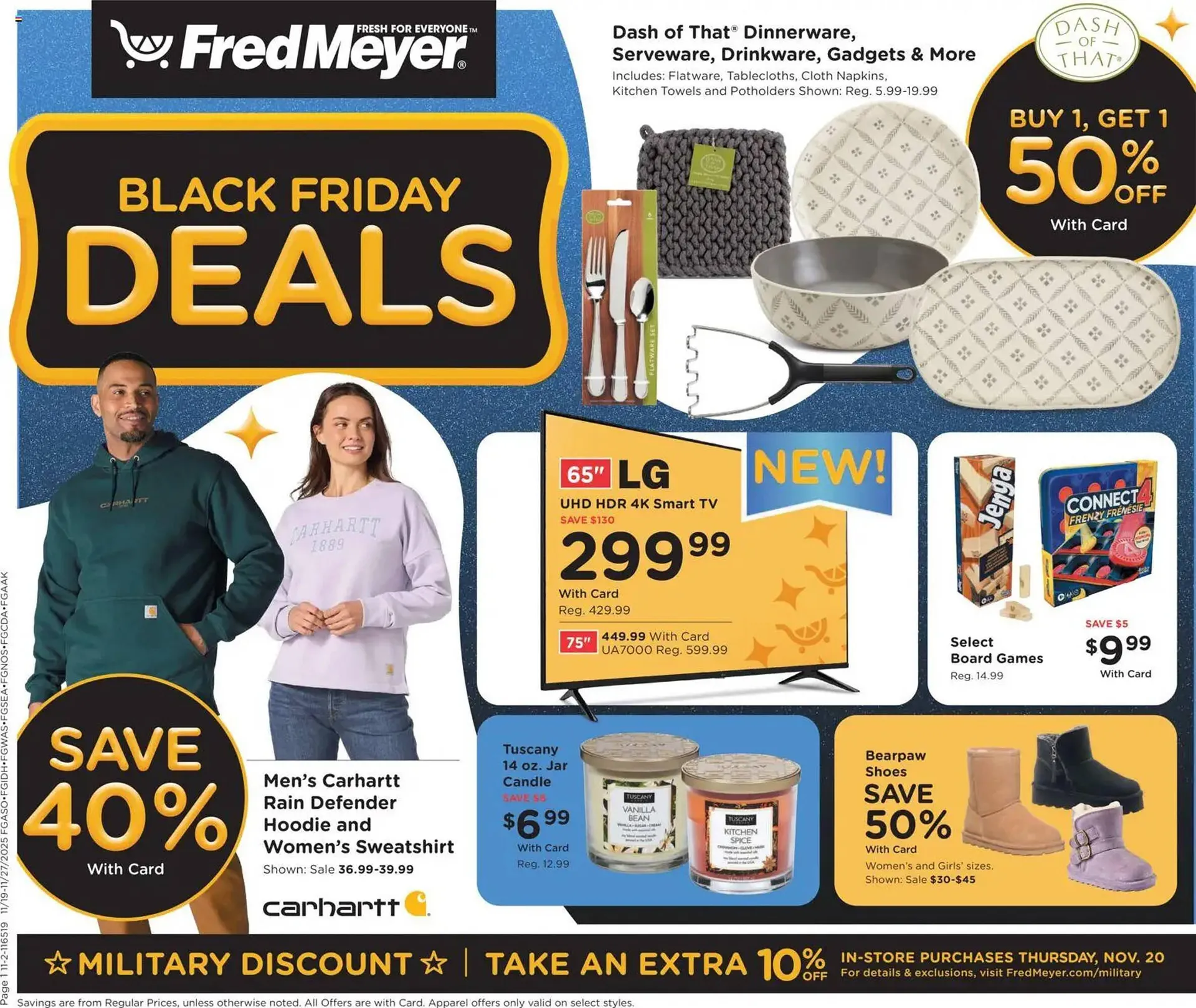 Weekly ad Fred Meyer weekly ad from November 19 to November 28 2025 - Page 1