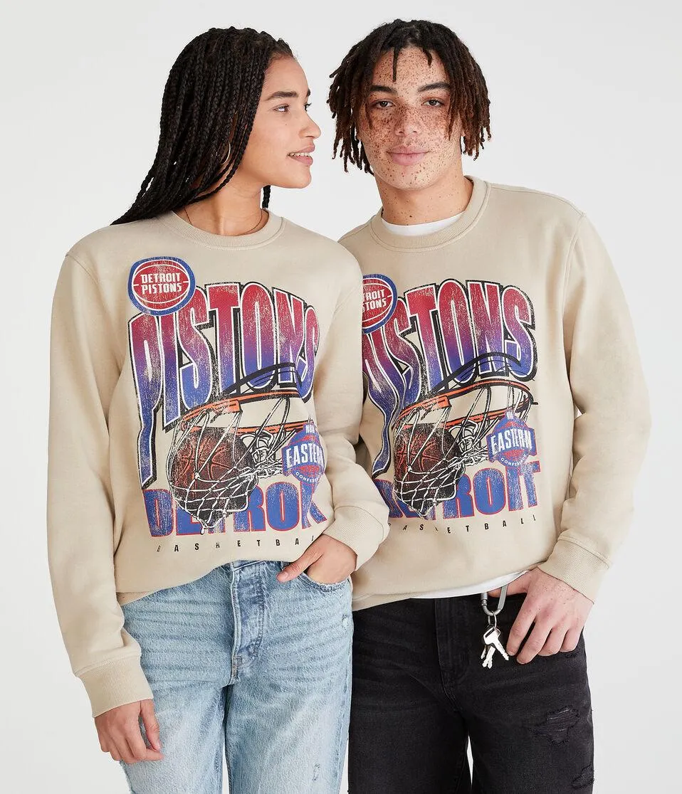 Detroit Pistons Crew Sweatshirt