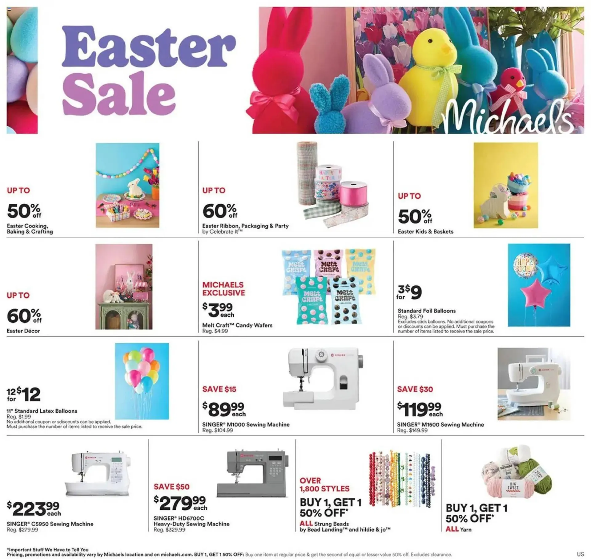 Weekly ad Michaels weekly ad from March 29 to April 4 2026 - Page 1