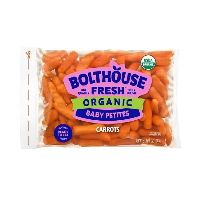 Organic Sweet Petite Baby Carrots, 3 lbs.