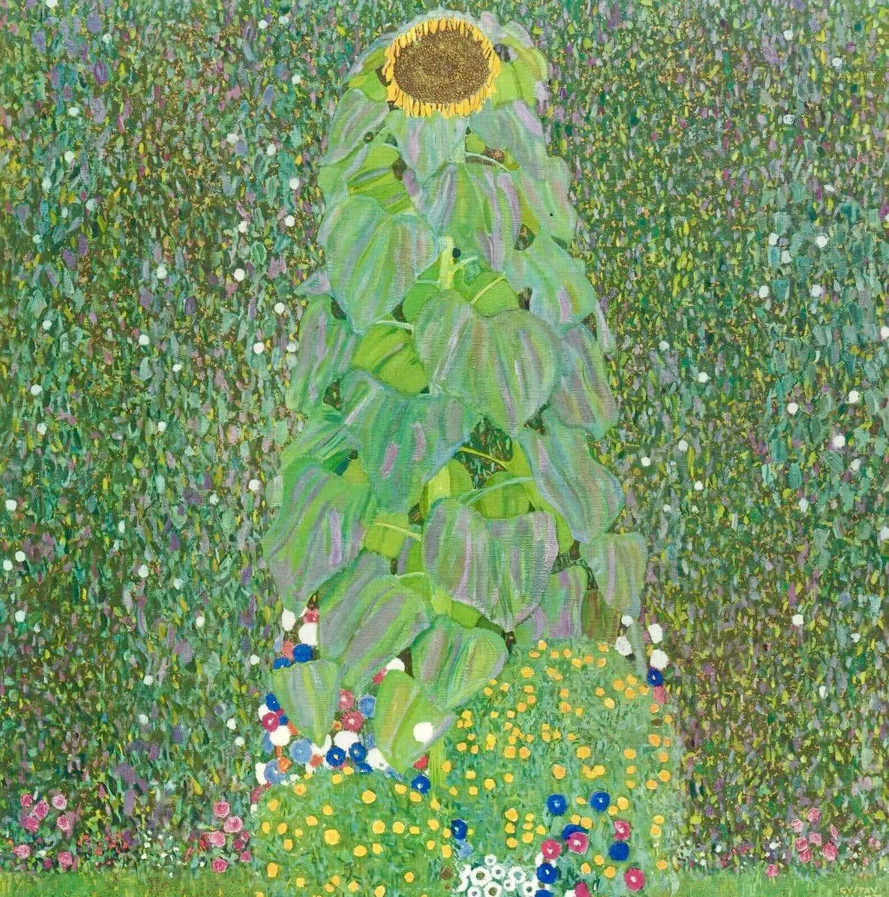 Klimt, Sonnenblume, Das Werk von Gustav Klimt (after)