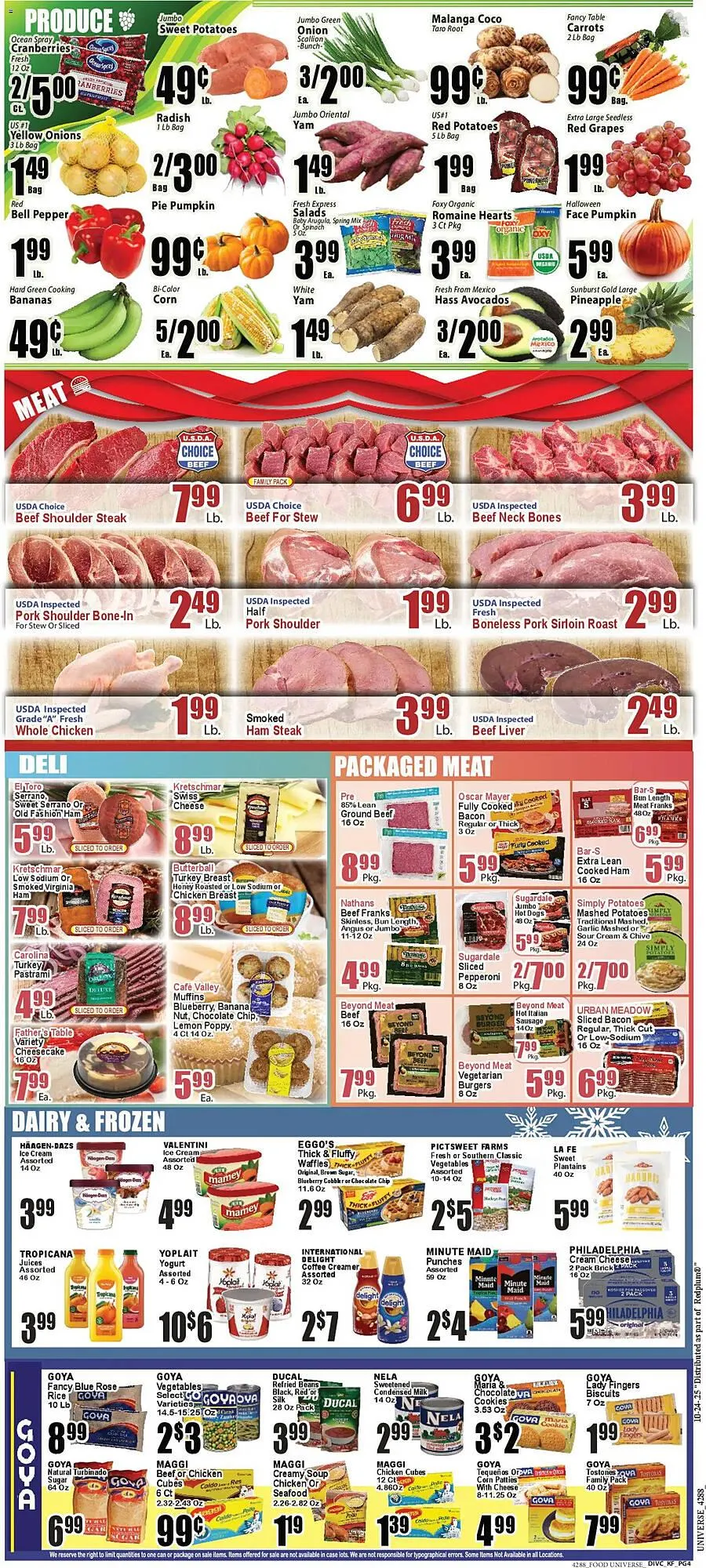 Weekly ad Food Universe circular from October 24 to October 30 2025 - Page 4