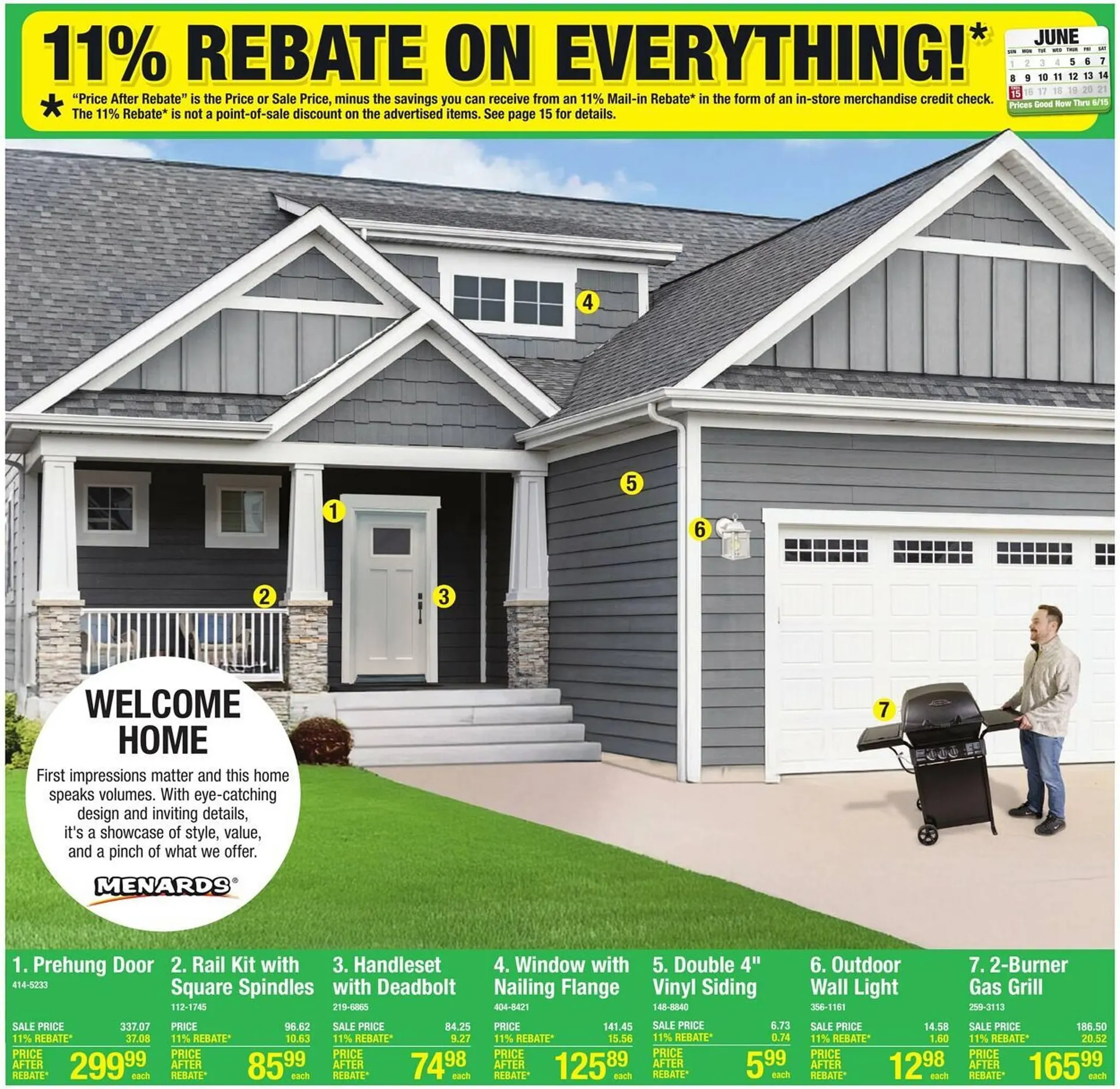 Weekly ad Menards Weekly Ad from June 4 to June 15 2025 - Page 1
