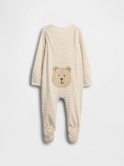 Baby First Favorites Organic Cotton Brannan Bear One-Piece