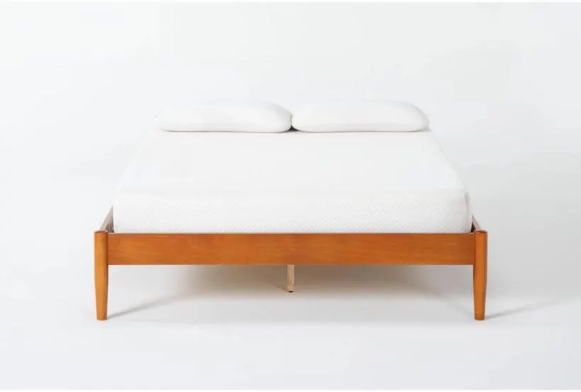 Alton Cherry II Queen Wood Platform Bed