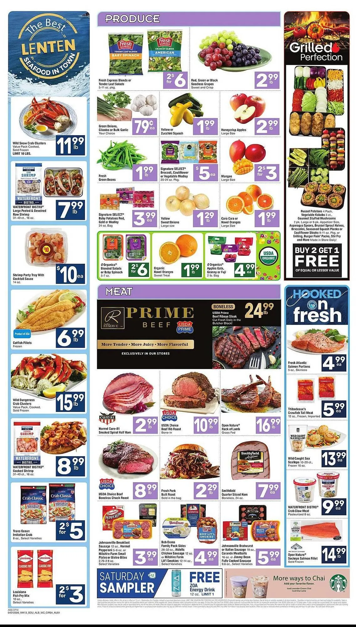 Weekly promotion Albertsons weekly ad spanning from April 1 to April 7 2026 - Page 3 for Catalogue 365