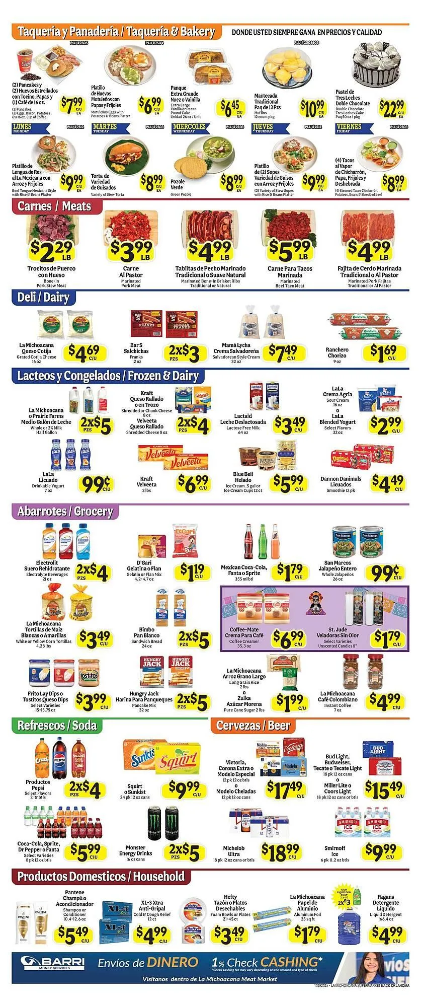 Weekly ad La Michoacana weekly ad from October 29 to November 4 2025 - Page 2