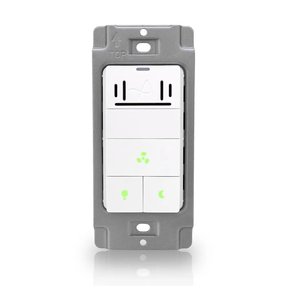 Humidity Sensor and Light Switch for Bathroom Exhaust Fan