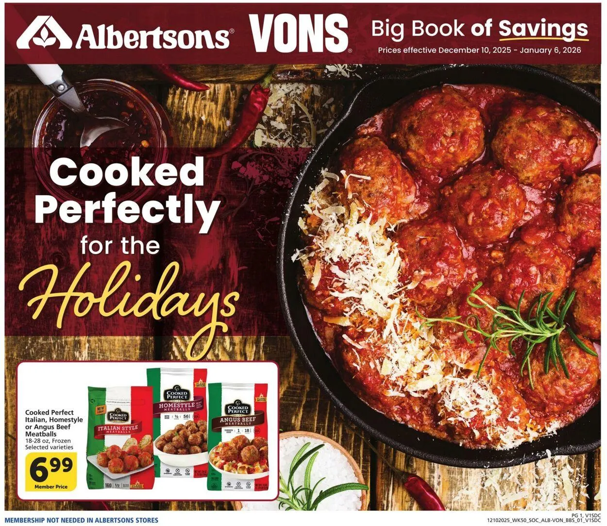 Weekly ad Vons Current weekly ad from December 10 to January 6 2026 - Page 1