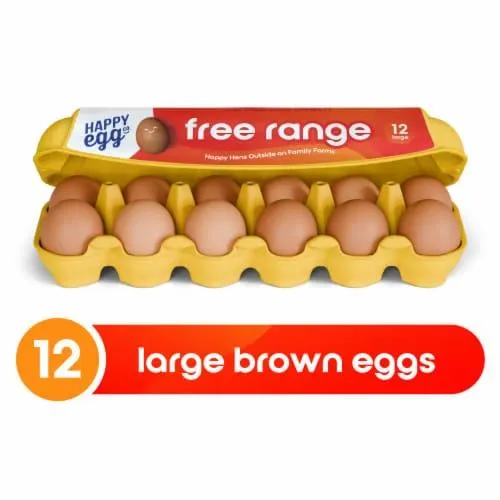 Happy Egg Co. Free Range Large Brown Eggs