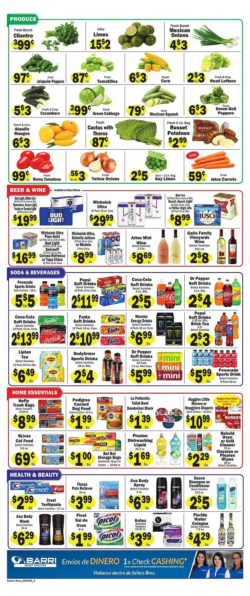 Weekly ad Sellers Bros Weekly Ad from June 4 to June 11 2025 - Page 4