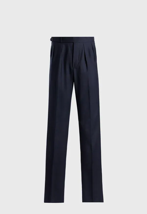 Pleated Wool Dress Trouser