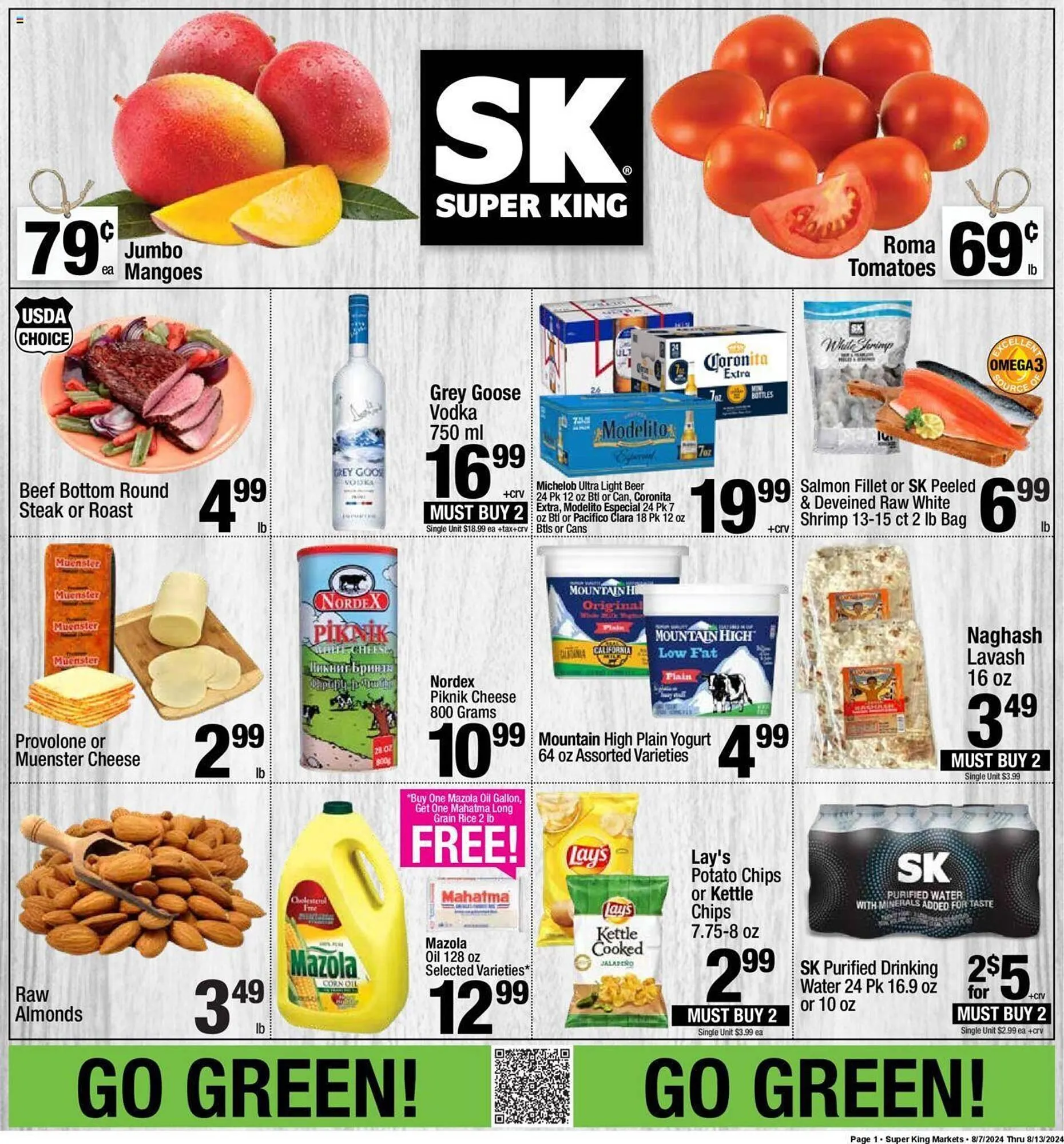 Weekly ad Super King Markets Weekly Ad from August 7 to August 13 2024 - Page 1