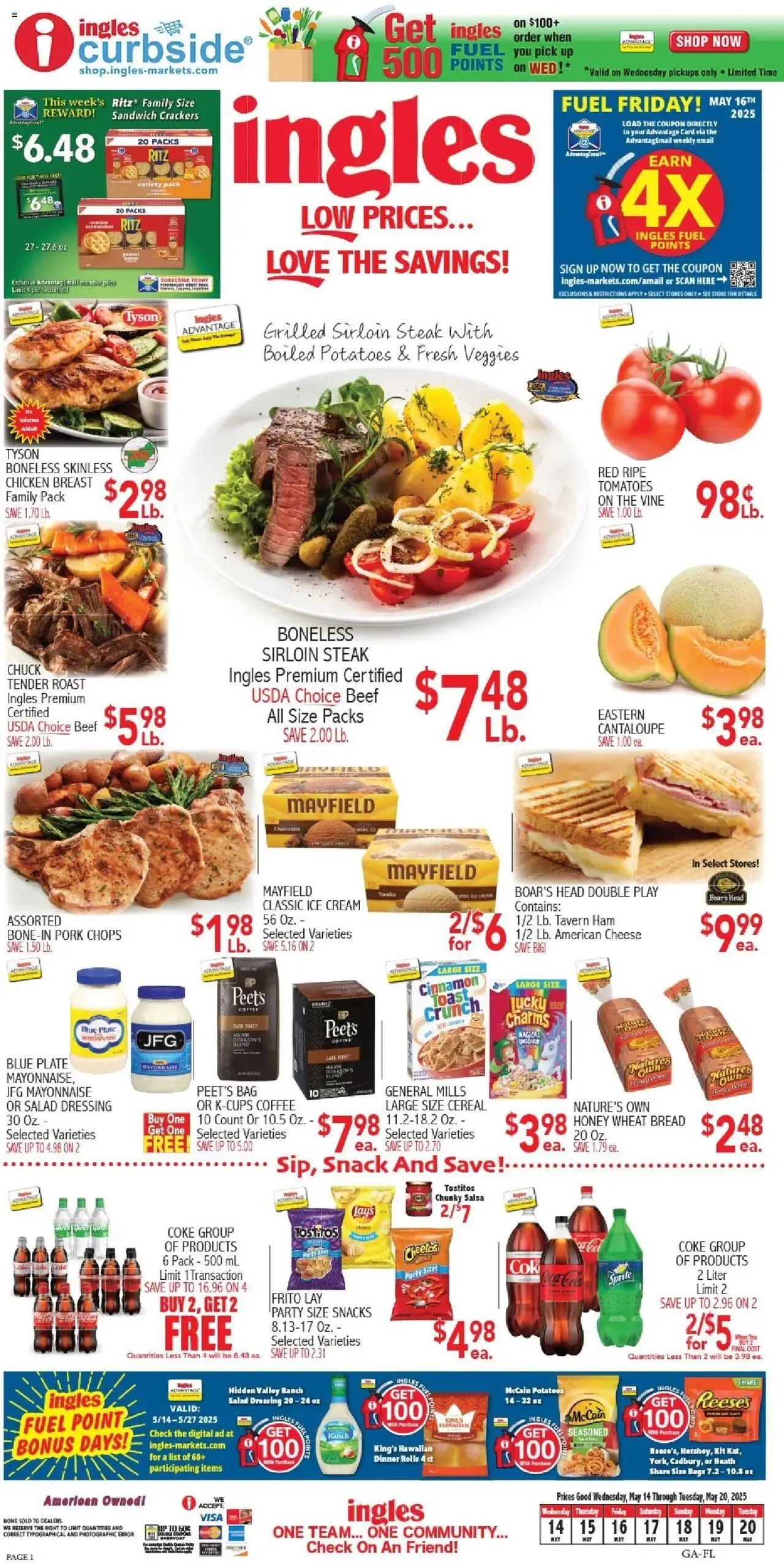 Weekly ad Ingles Weekly Ad from May 14 to May 20 2025 - Page 1