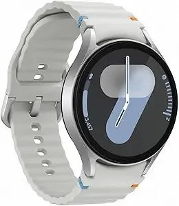 Samsung Galaxy Watch 7 (44mm) AI Smartwatch w/ 1.5" AMOLED, Wear OS 5, Wi-Fi, Bluetooth, Heart Rate, Sleep Apnea & GPS Fitness Tracker, International Model L310 (w/Fast Charger, Silver)