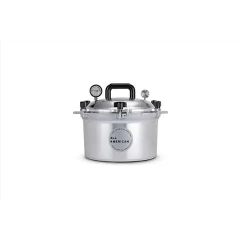 All American 1930 Cast Aluminum Pressure Canner 15.5 qt Silver