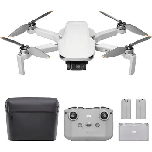 DJI Mini 4K Fly More Combo Drone Quadcopter w/RC-N1 Remote - Gray Open Box