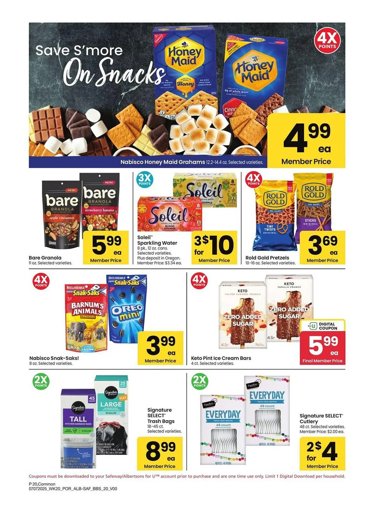 Weekly ad Albertsons Weekly Ad from July 7 to August 3 2025 - Page 20
