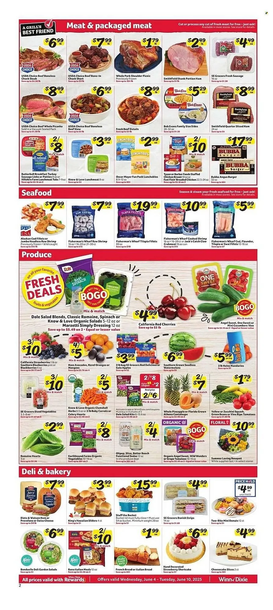 Weekly ad Winn Dixie Weekly Ad from June 4 to June 10 2025 - Page 2