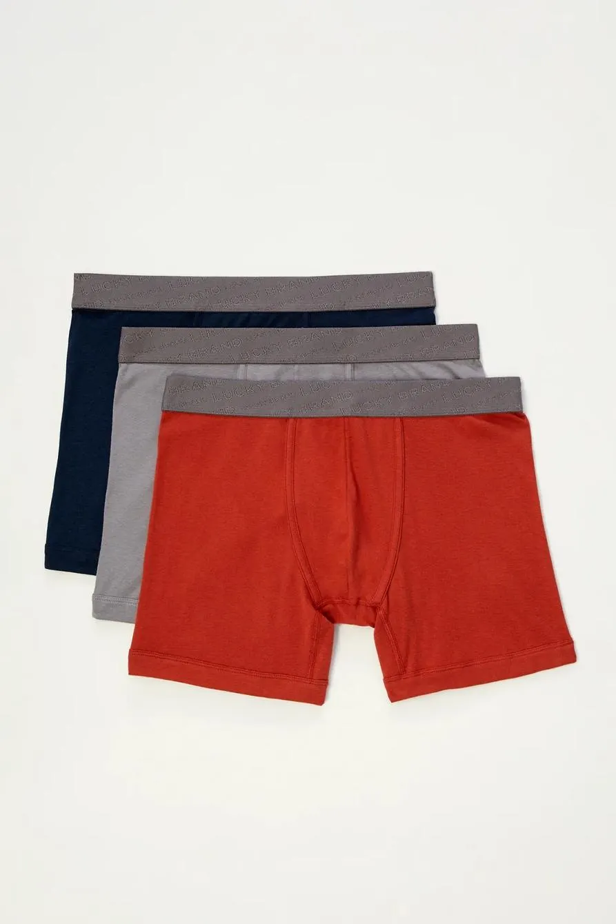 3 pack cotton viscose boxer briefs