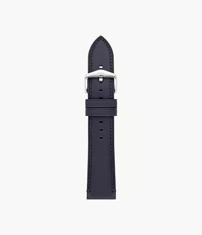 22mm Navy LiteHide™ Leather Strap