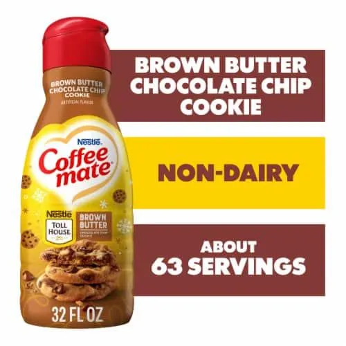 Coffee Mate Brown Butter Chocolate Chip Cookie Coffee Creamer