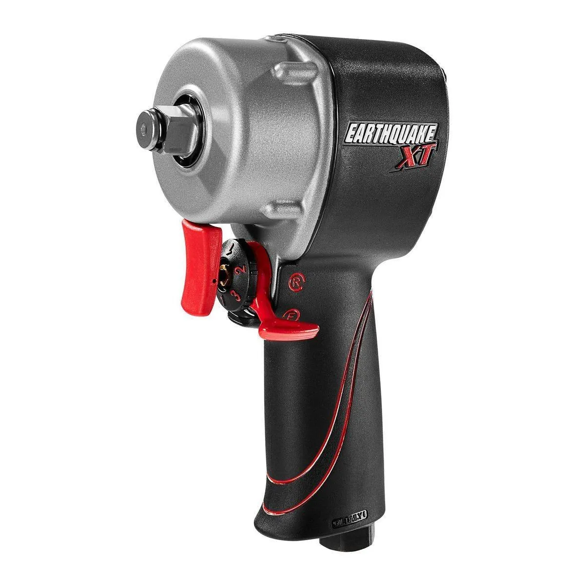 1/2 in. Stubby Air Impact Wrench, Jumbo Hammer, 700 ft-lbs