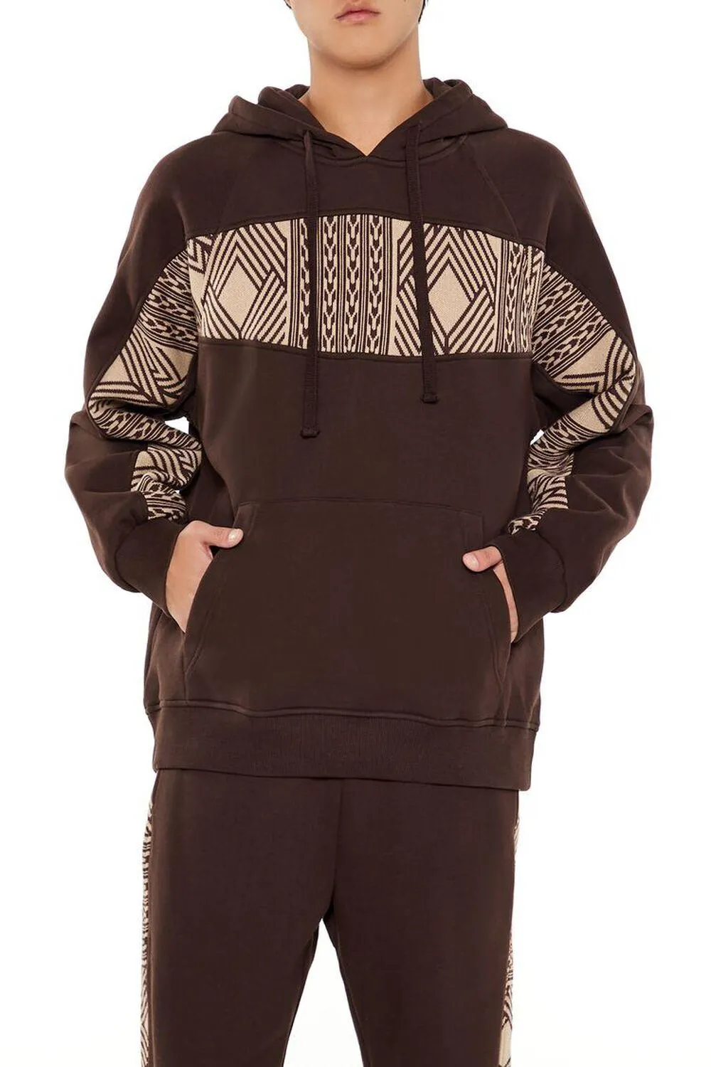 Abstract French Terry Hoodie