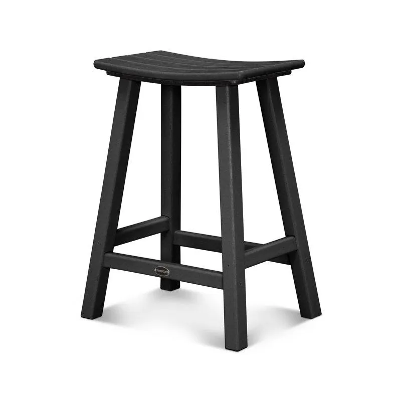 POLYWOOD Traditional Garden Patio Bar Stool