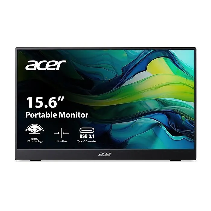 Acer 15.6" FHD 60Hz LED Portable Business Monitor with AMD FreeSync Technology,