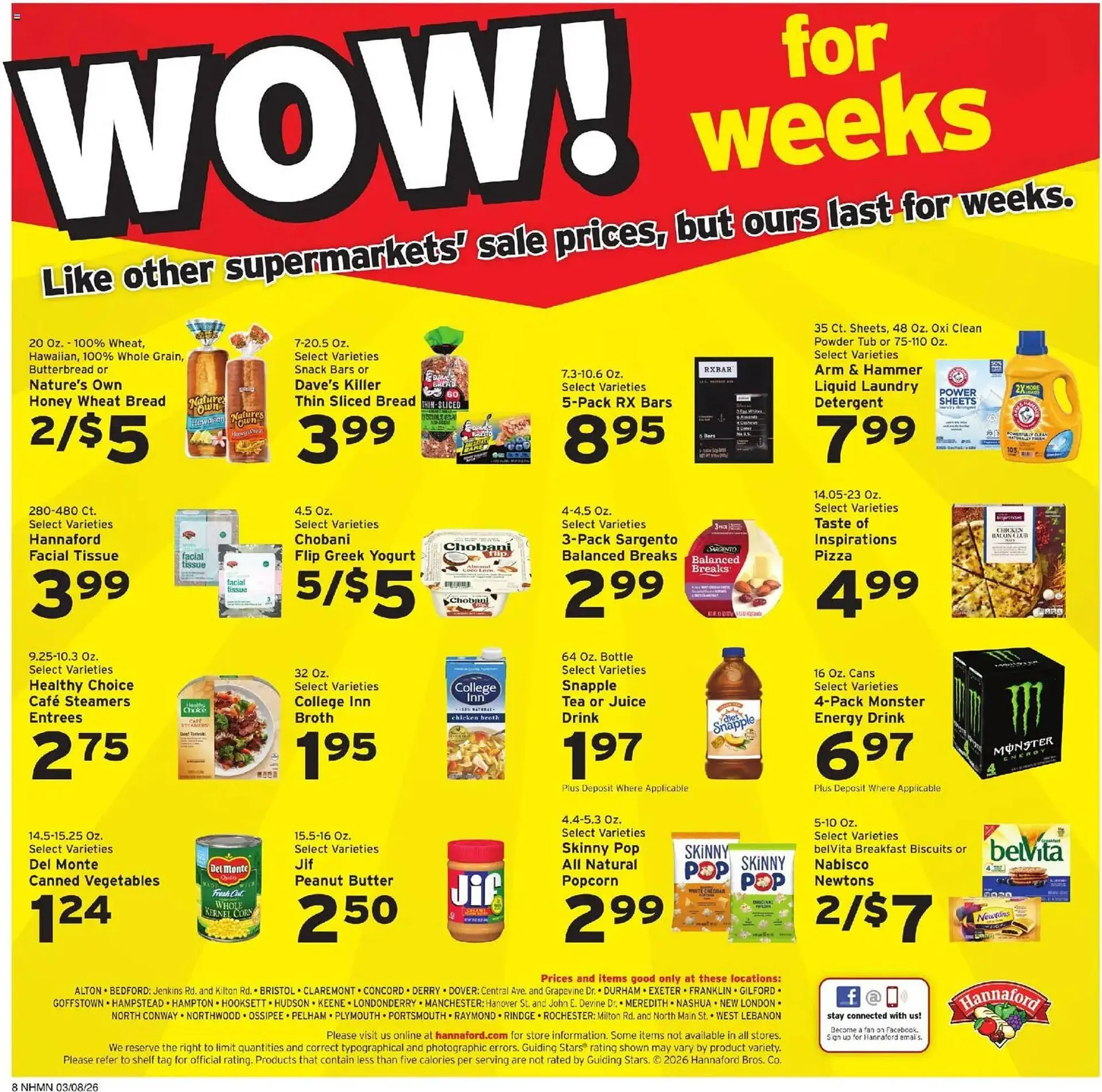 Weekly ad Hannaford flyer from March 8 to March 14 2026 - Page 8