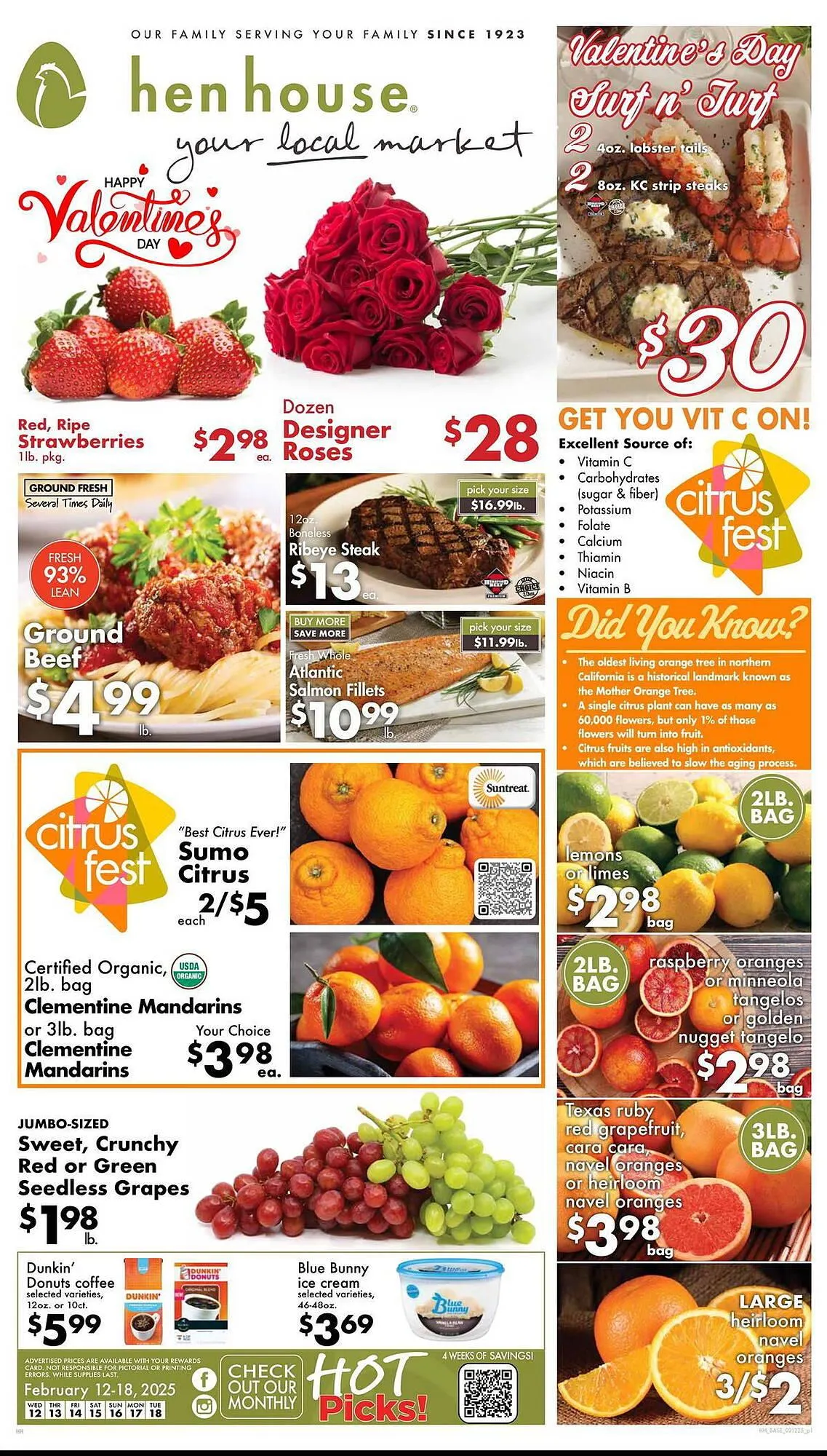Hen House Weekly Ad - 1