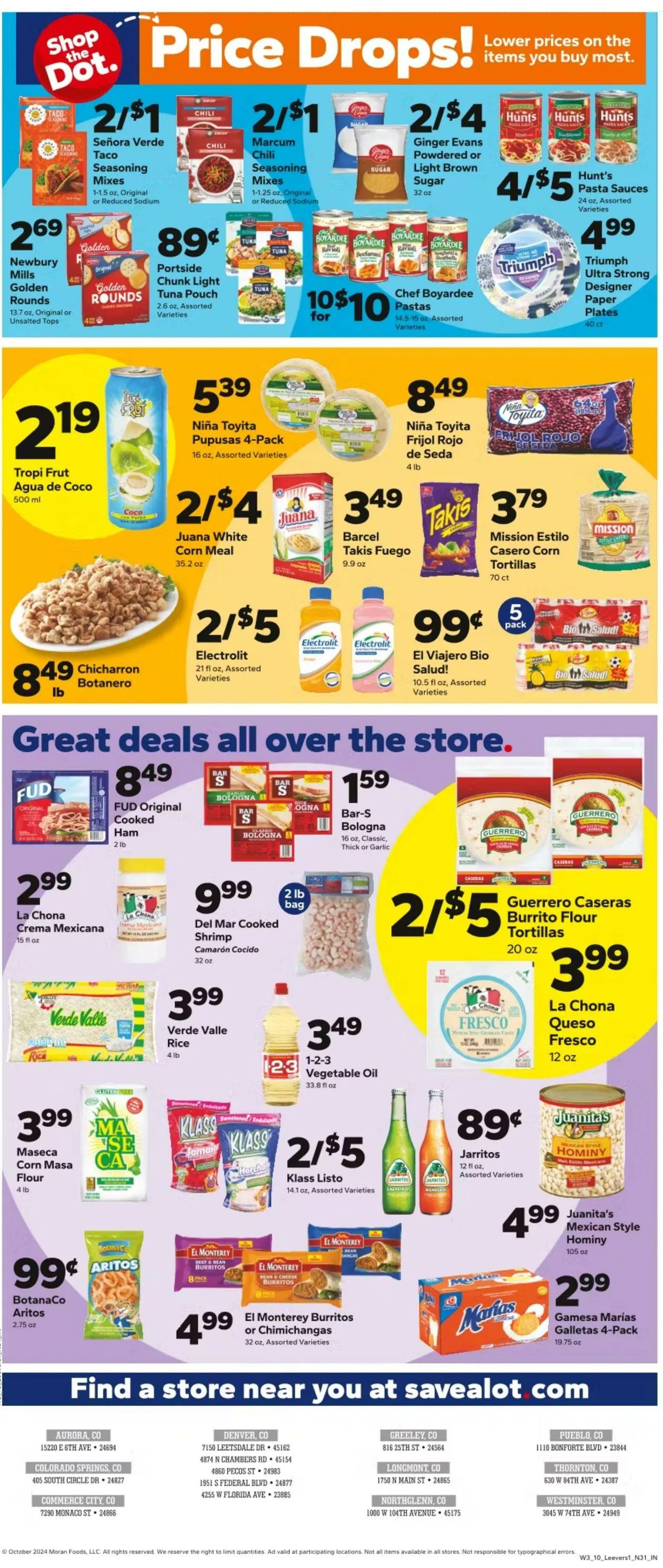 Weekly ad Save a Lot Current weekly ad from October 16 to October 23 2024 - Page 1