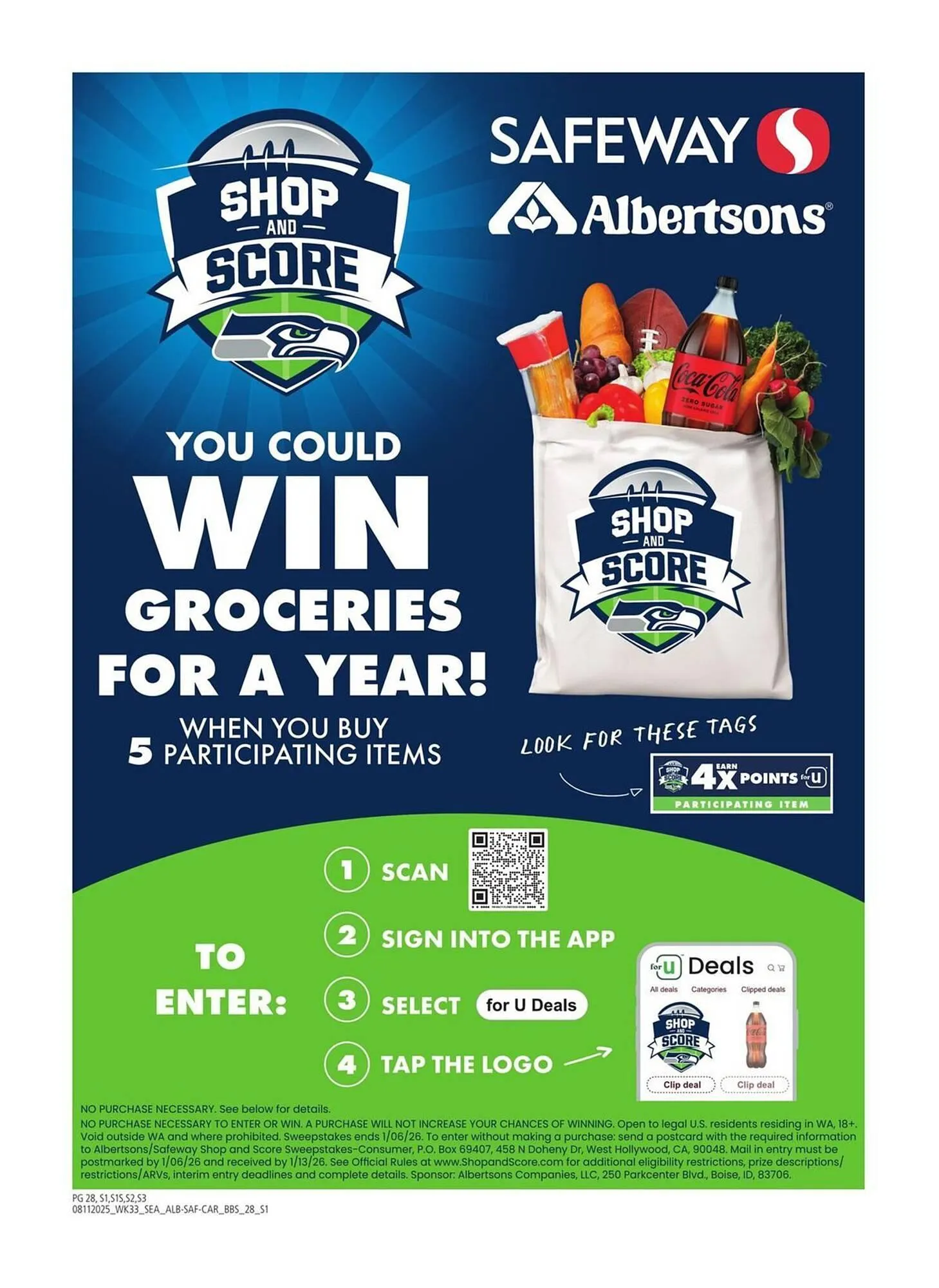 Weekly ad Albertsons Weekly Ad from August 11 to September 7 2025 - Page 28