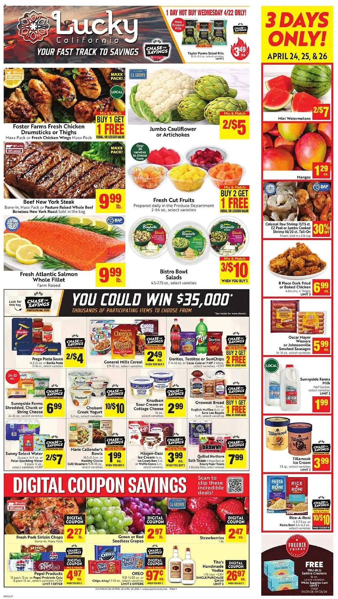 Lucky Supermarkets weekly ad - 1