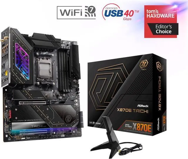ASRock X870E TAICHI AM5 AMD X870E Extended ATX Motherboard