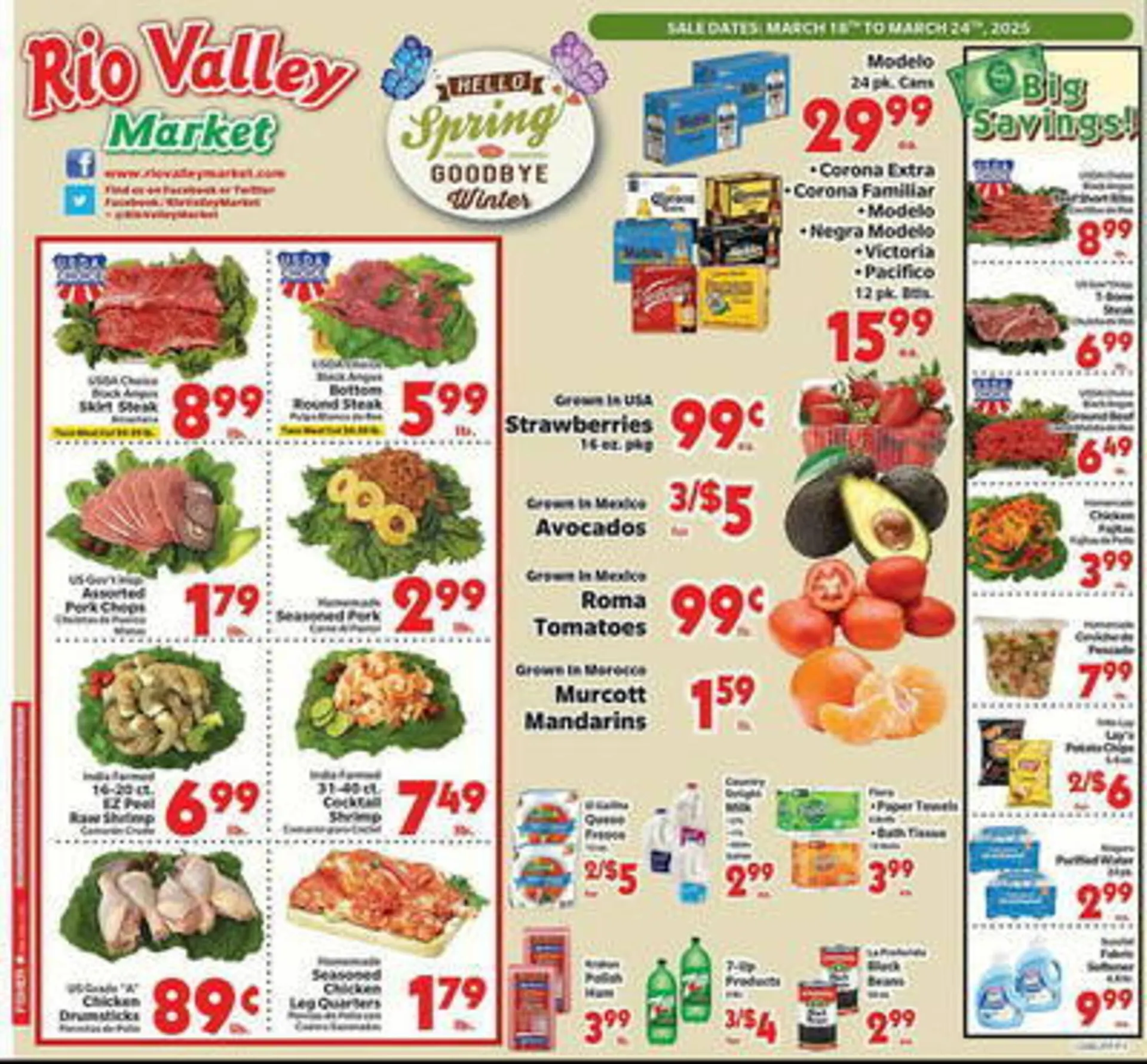 Rio Valley Market Weekly Ad - 1