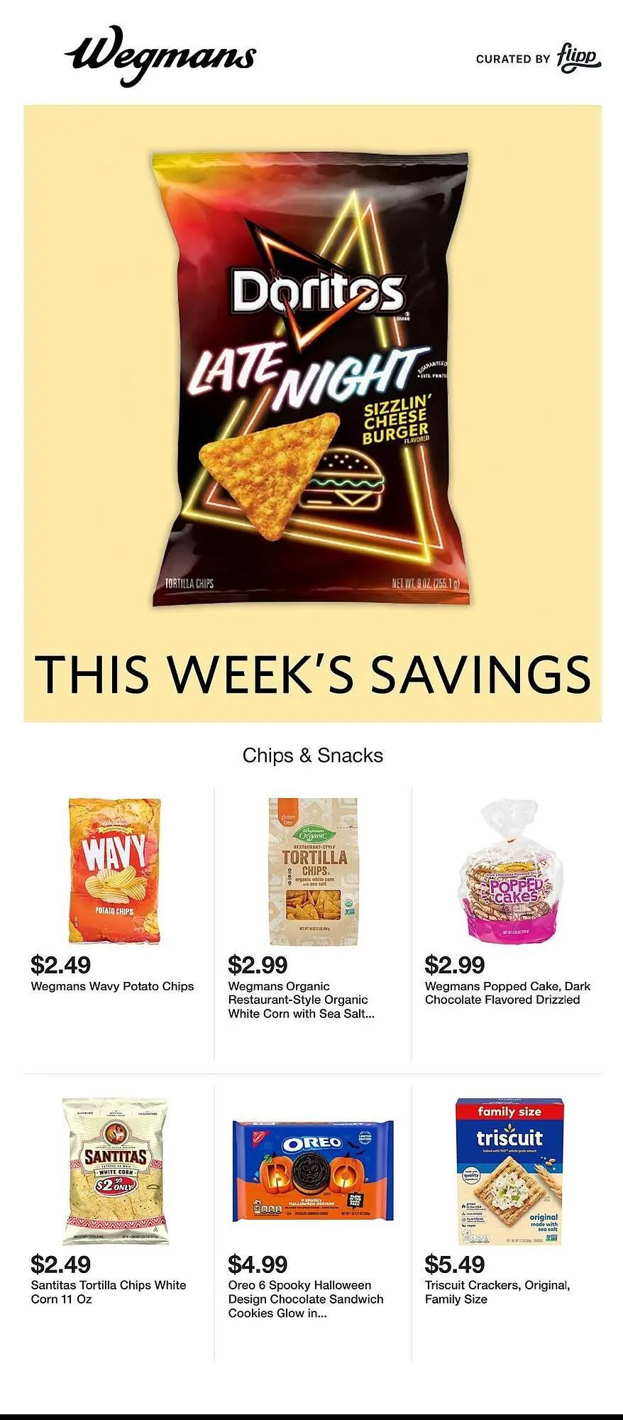 Weekly ad Wegmans flyer from September 23 to October 6 2025 - Page 1