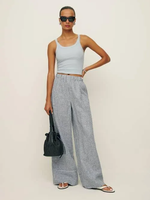 Fernando Linen Wide Leg Pant
