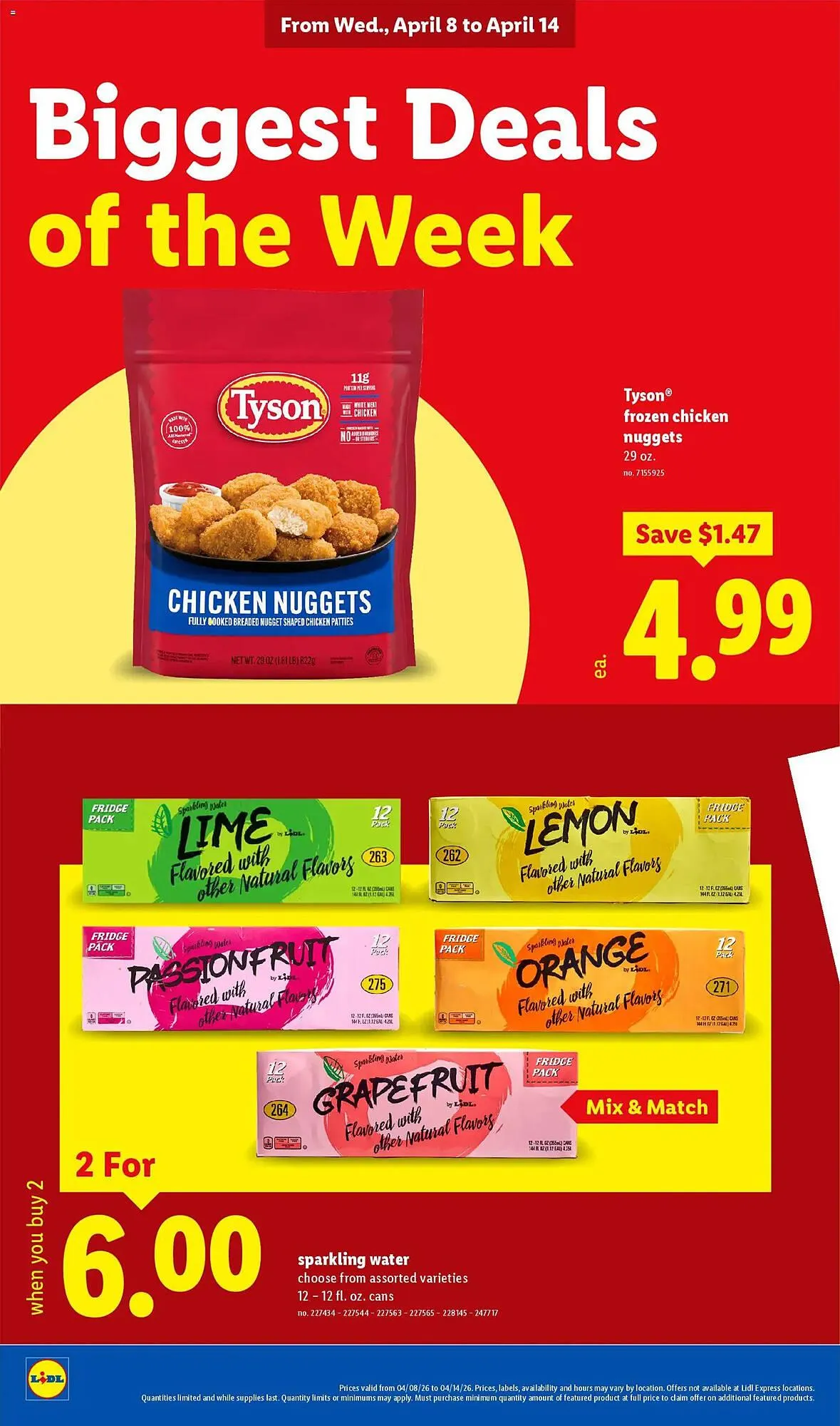 Weekly promotion Lidl weekly ad spanning from April 8 to April 14 2026 - Page 18 for Catalogue 365