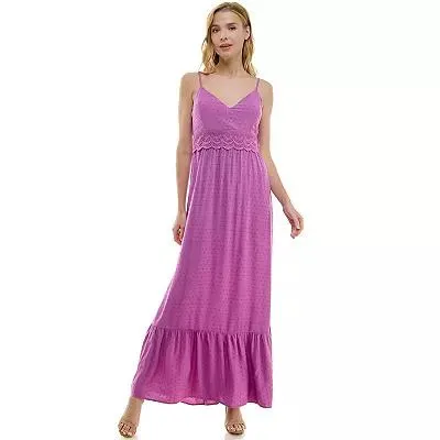 Juniors' Lily Rose Tiered Maxi Dress